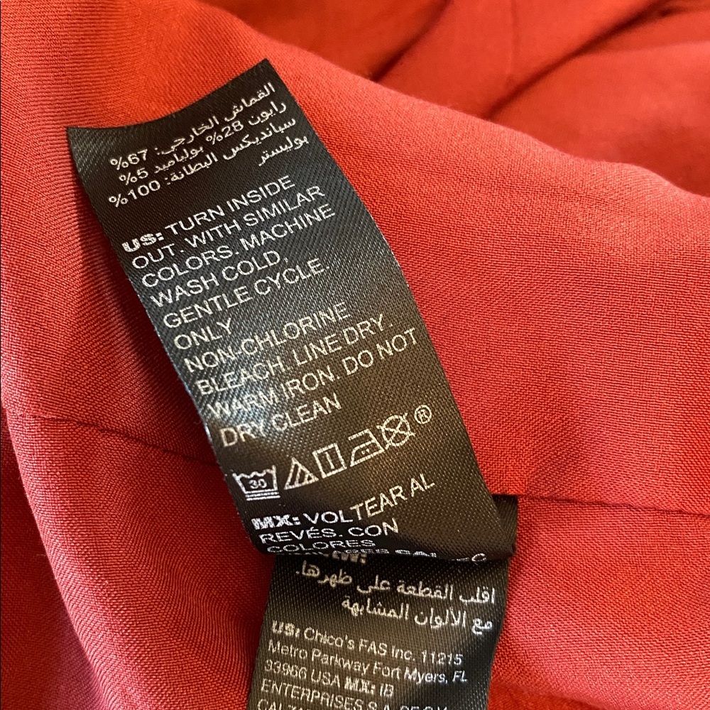 WHBM rust colored stretch blazer - image 6